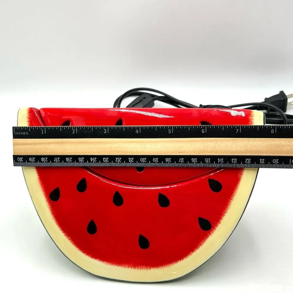 Retired Scentsy‎ Wax Warmer Electric Watermelon Slice Full Size Clean Summer